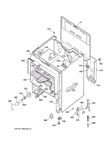 02 - Body Parts parts for Ge Range JBS16GV3 from AppliancePartsPros.com