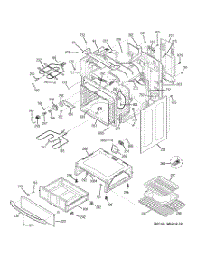 03 - Body Parts parts for Ge Range JBP66SH2SS from AppliancePartsPros.com