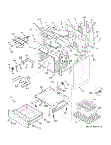 03 - Body Parts parts for Ge Range JBP82TH2WW from AppliancePartsPros.com