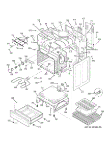 03 - Body Parts parts for Ge Range JBP84WH2WW from AppliancePartsPros.com
