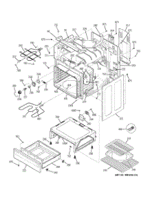 03 - Body Parts parts for Ge Range JBP80TH2WW from AppliancePartsPros.com