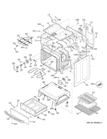03 - Body Parts parts for Ge Range JBP35SH2SS from AppliancePartsPros.com
