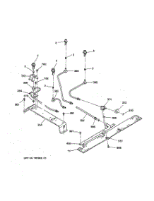 05 - Surface Burner parts for Ge Range JGSP23CEY1CC from AppliancePartsPros.com