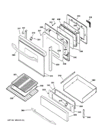 04 - Door & Drawer Parts parts for Ge Range JGBP99SEH1SS from AppliancePartsPros.com