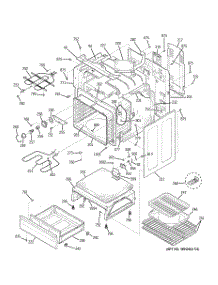 03 - Body Parts parts for Ge Range JBP84BH1BB from AppliancePartsPros.com