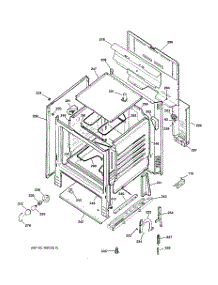 02 - Body Parts parts for Ge Range JBS07H2CC from AppliancePartsPros.com