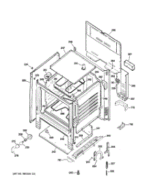 02 - Body Parts parts for Ge Range JBS15H1WW from AppliancePartsPros.com