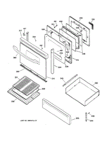 04 - Door & Drawer Parts parts for Ge Range JGBP80WEH1WW from AppliancePartsPros.com