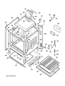 03 - Body Parts parts for Ge Range JGBS10BEH1BB from AppliancePartsPros.com