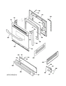 04 - Door & Drawer Parts parts for Ge Range JGBS10BEH1BB from AppliancePartsPros.com