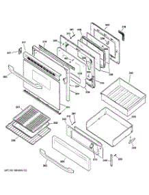 04 - Door & Drawer Parts parts for Ge Range EGR3001EH1SS from AppliancePartsPros.com
