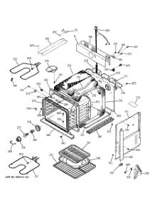 02 - Body Parts parts for Ge Range JMS08BD3WH from AppliancePartsPros.com