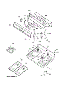 02 - Control Panel & Cooktop parts for Ge Range JGBP79MEF3BC from AppliancePartsPros.com