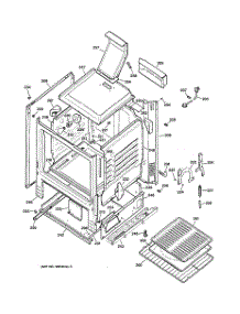 03 - Body Parts parts for Ge Range JGBS19BEH1WH from AppliancePartsPros.com