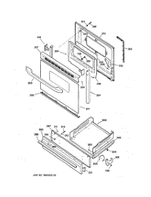 04 - Door & Drawer Parts parts for Ge Range JGBS19BEH1WH from AppliancePartsPros.com