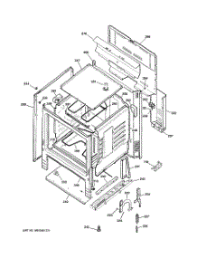 02 - Body Parts parts for Ge Range JBS03H2WH from AppliancePartsPros.com