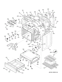 03 - Body Parts parts for Ge Range JBP80TF2WW from AppliancePartsPros.com