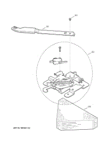 05 - Door Lock parts for Ge Range JBP80SF1SS from AppliancePartsPros.com