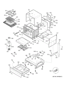 03 - Body Parts parts for Ge Range JSP57WF3WW from AppliancePartsPros.com