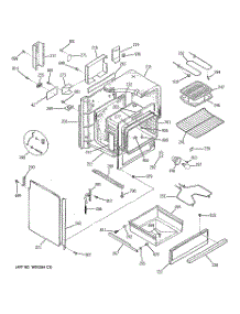 02 - Body Parts parts for Ge Range JSS26BD2BB from AppliancePartsPros.com