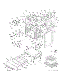 03 - Body Parts parts for Ge Range JBP66SH1SS from AppliancePartsPros.com