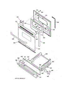 04 - Door & Drawer Parts parts for Ge Range JGSS05BEH1BB from AppliancePartsPros.com