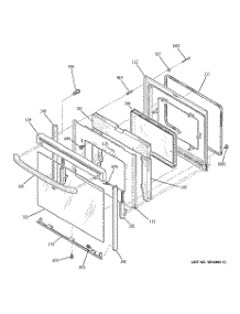 04 - Door parts for Ge Range EER3002H00CC from AppliancePartsPros.com