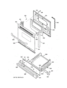 04 - Door & Drawer Parts parts for Ge Range JGBS20BEH1CT from AppliancePartsPros.com