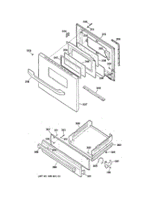 04 - Door & Drawer Parts parts for Ge Range JGBS17PEH1WH from AppliancePartsPros.com