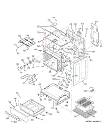 03 - Body Parts parts for Ge Range JBP48CH1CC from AppliancePartsPros.com