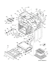 03 - Body Parts parts for Ge Range JBP26BH1BB from AppliancePartsPros.com