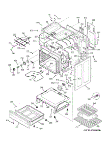 03 - Body Parts parts for Ge Range JBP24BH1CT from AppliancePartsPros.com