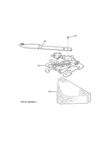 05 - Door Lock parts for Ge Range JBP69WH1WW from AppliancePartsPros.com