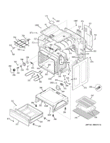 03 - Body Parts parts for Ge Range JBP26BB5WH from AppliancePartsPros.com