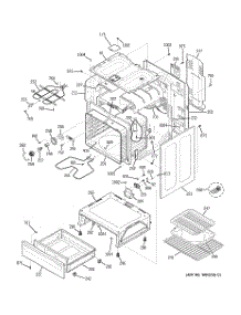 03 - Body Parts parts for Ge Range JBP24DB2CT from AppliancePartsPros.com