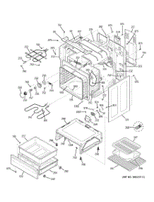 03 - Body Parts parts for Ge Range EER3000D01BB from AppliancePartsPros.com