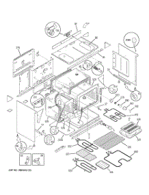 03 - Body Parts parts for Ge Range JCP67Y6WW from AppliancePartsPros.com