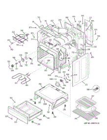 03 - Body Parts parts for Ge Range JBP69BD2BB from AppliancePartsPros.com