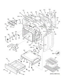 03 - Body Parts parts for Ge Range JBP69WF3WW from AppliancePartsPros.com