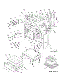 03 - Body Parts parts for Ge Range EER3000F01TW from AppliancePartsPros.com