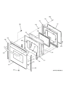 04 - Door parts for Ge Range EER3001F01SS from AppliancePartsPros.com