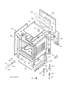 02 - Body Parts parts for Ge Range JBS27WC4WW from AppliancePartsPros.com