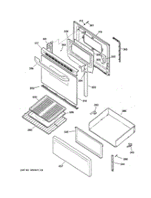 03 - Door & Drawer Parts parts for Ge Range JBS27WC3WW from AppliancePartsPros.com
