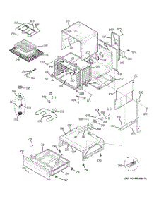 03 - Body Parts parts for Ge Range JSP47BF1BB from AppliancePartsPros.com