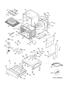 03 - Body Parts parts for Ge Range JCSP47WF1WW from AppliancePartsPros.com