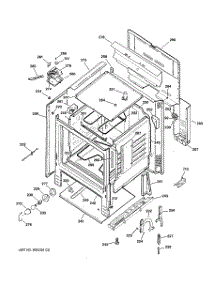 02 - Body Parts parts for Ge Range JBP21BC4AD from AppliancePartsPros.com