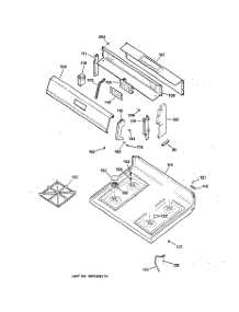 02 - Control Panel & Cooktop parts for Ge Range JGBS21HED3WW from AppliancePartsPros.com