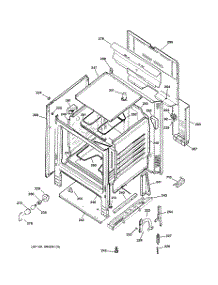 02 - Body Parts parts for Ge Range JBS26C3WH from AppliancePartsPros.com