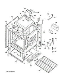 03 - Body Parts parts for Ge Range JGBS09PEF1WW from AppliancePartsPros.com
