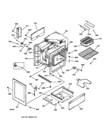 03 - Body Parts parts for Ge Range JBS23BY1WH from AppliancePartsPros.com